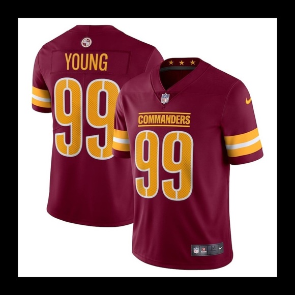 Chase Young Washington Commanders Nike Vapor Limited Jersey - Burgundy XL